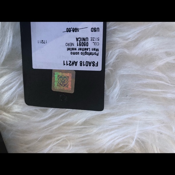 🆕 Roberto Cavalli Black Leather Wallet BNIB - Picture 6 of 6